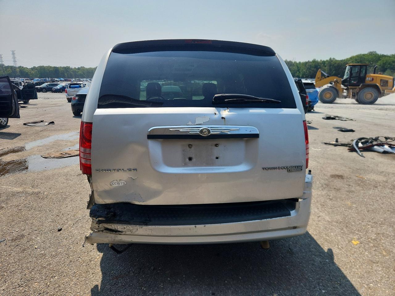 2009 Chrysler Town & Country Touring Серебряный vin: 2A8HR54149R508556