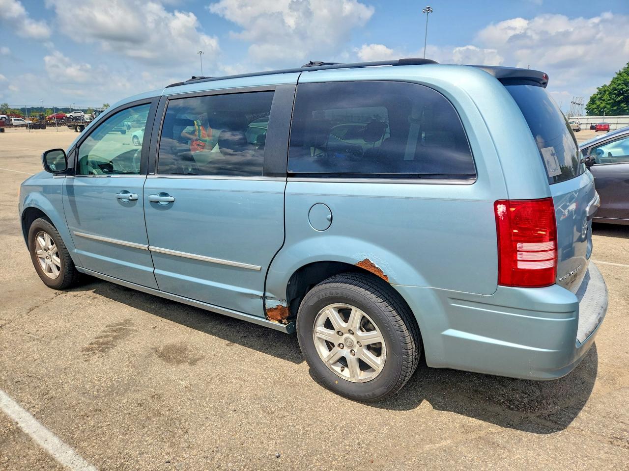 2009 Chrysler Town & Country Touring Blue vin: 2A8HR54159R635607