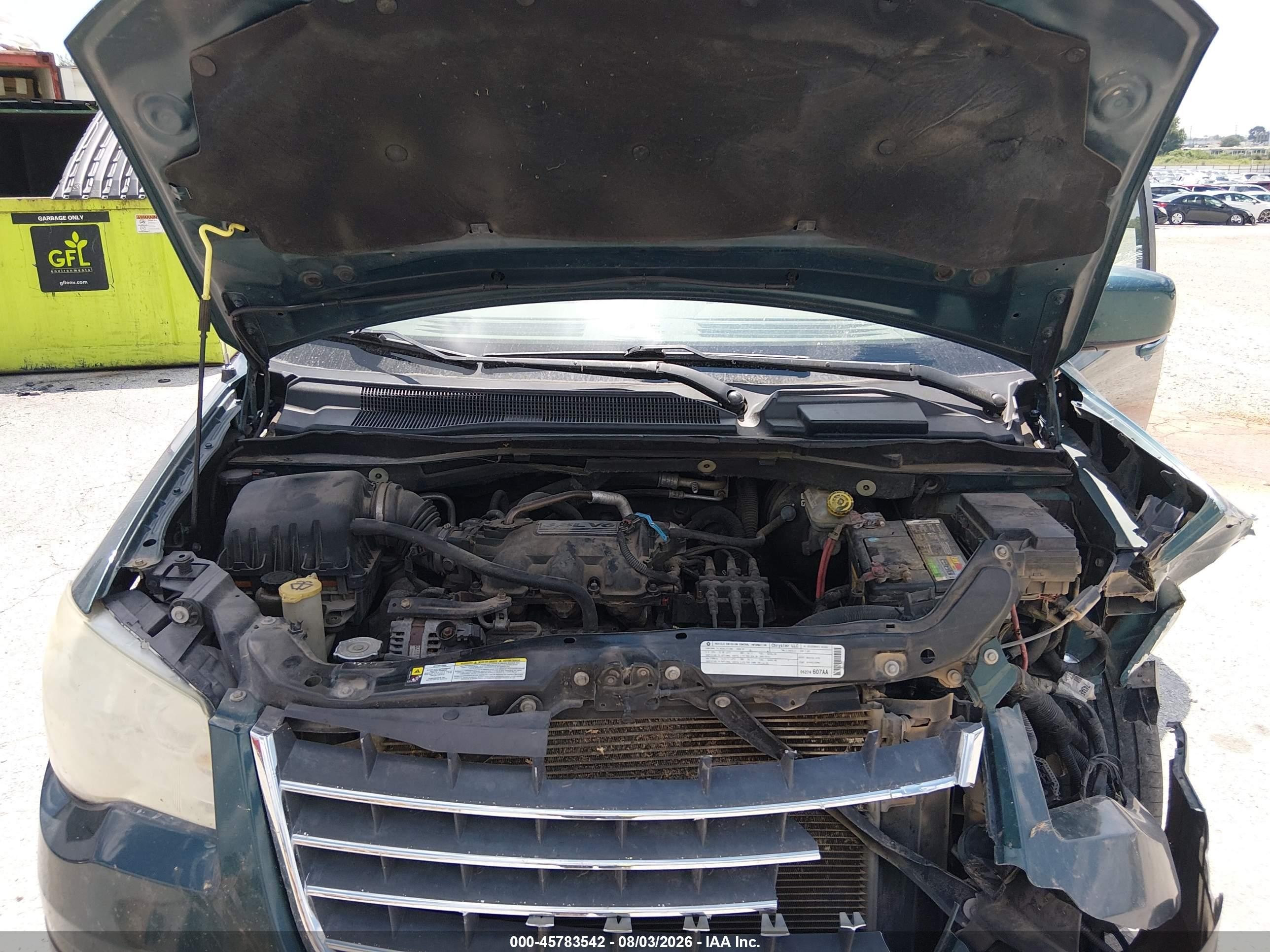 2009 Chrysler Town & Country Touring Green vin: 2A8HR54169R601269