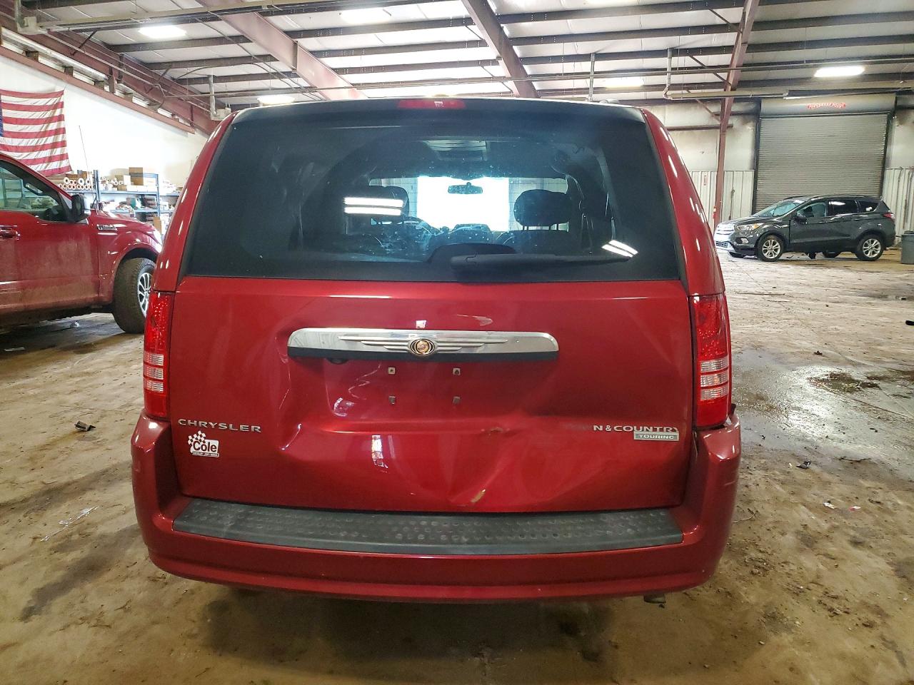 2009 Chrysler Town & Country Touring Burgundy vin: 2A8HR54169R635681