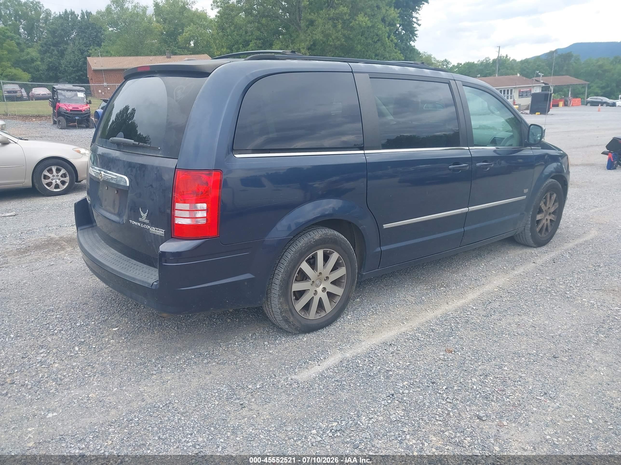 2009 Chrysler Town & Country Touring Blue vin: 2A8HR54169R676943
