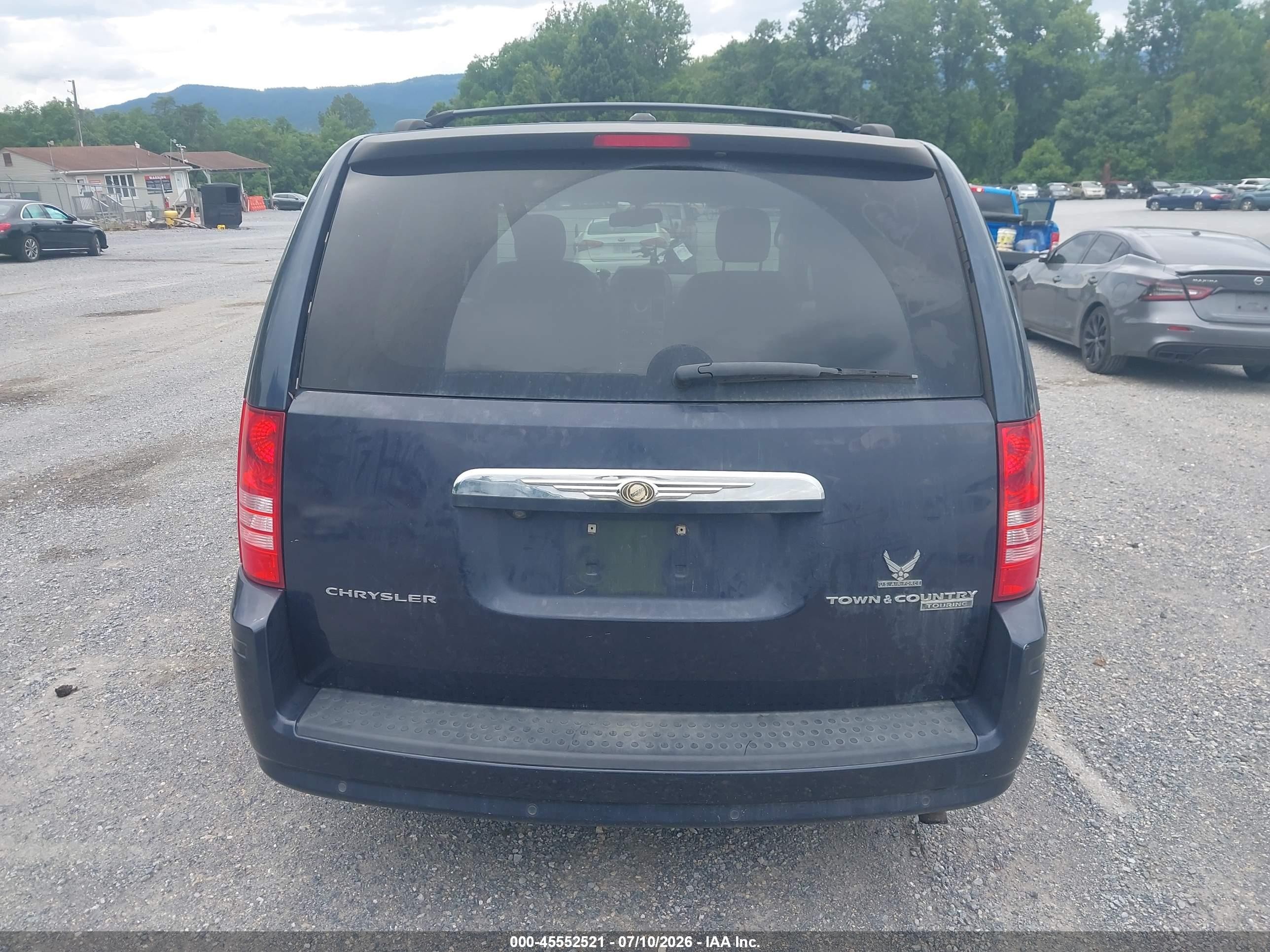 2009 Chrysler Town & Country Touring Blue vin: 2A8HR54169R676943