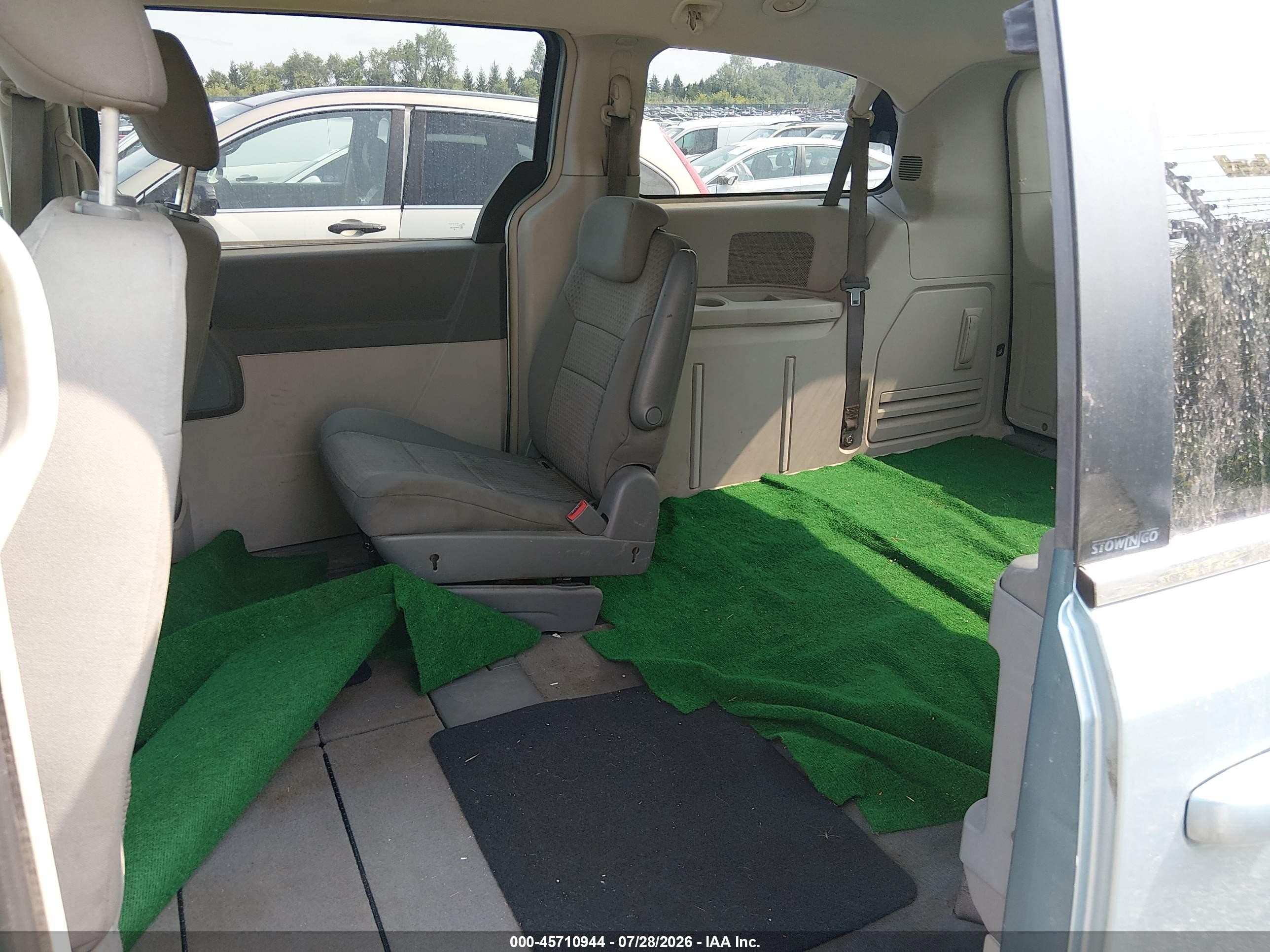 2009 Chrysler Town & Country Touring Бирюзовый vin: 2A8HR54179R504081