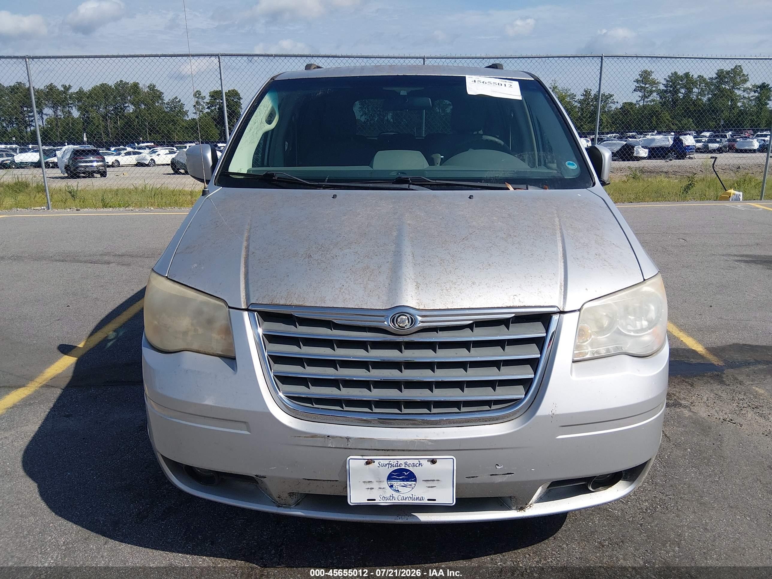2009 Chrysler Town & Country Touring Серебряный vin: 2A8HR54179R673338