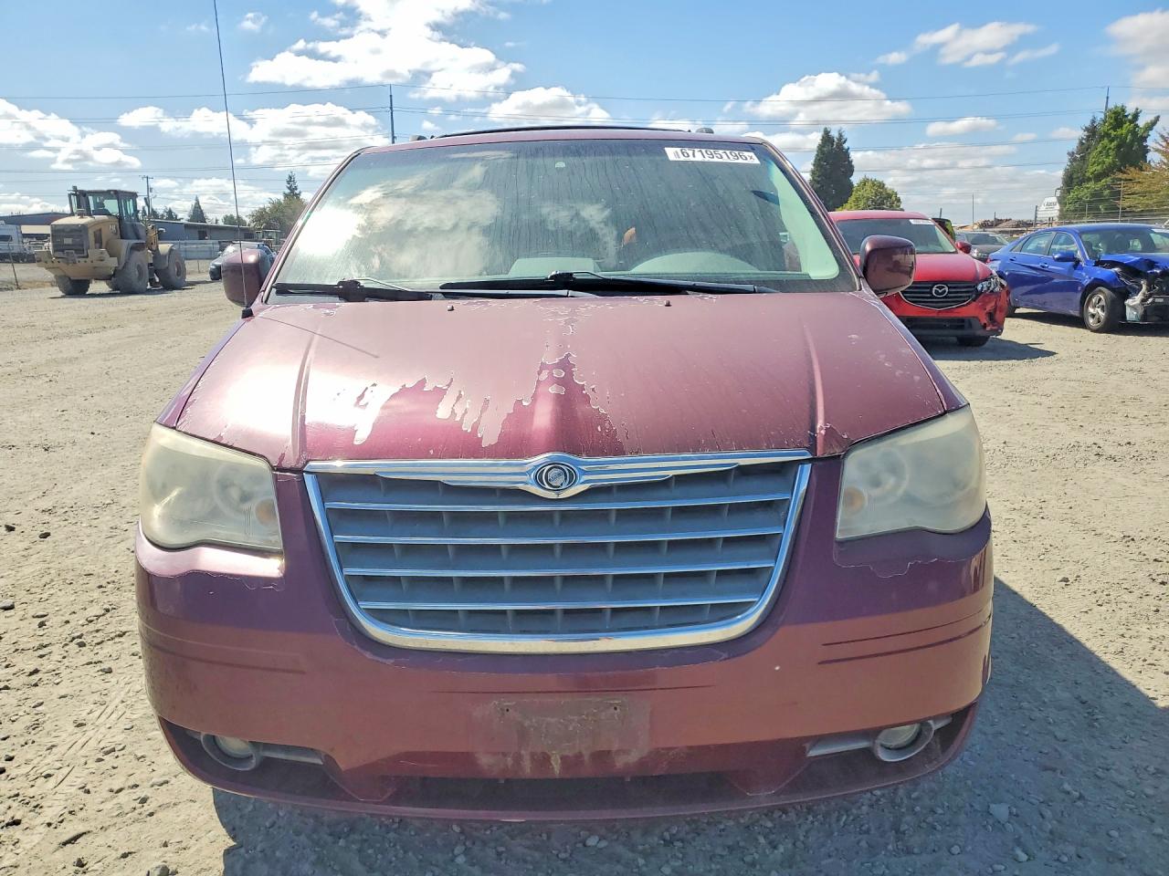 2009 Chrysler Town & Country Touring Темно-бордовый vin: 2A8HR541X9R509775