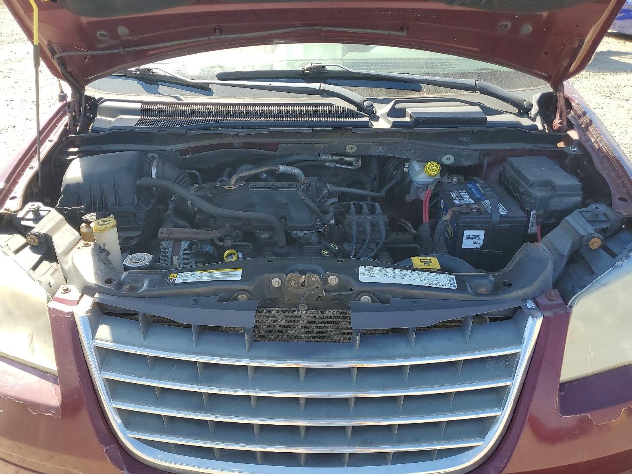2009 Chrysler Town & Country Touring Темно-бордовый vin: 2A8HR541X9R509775