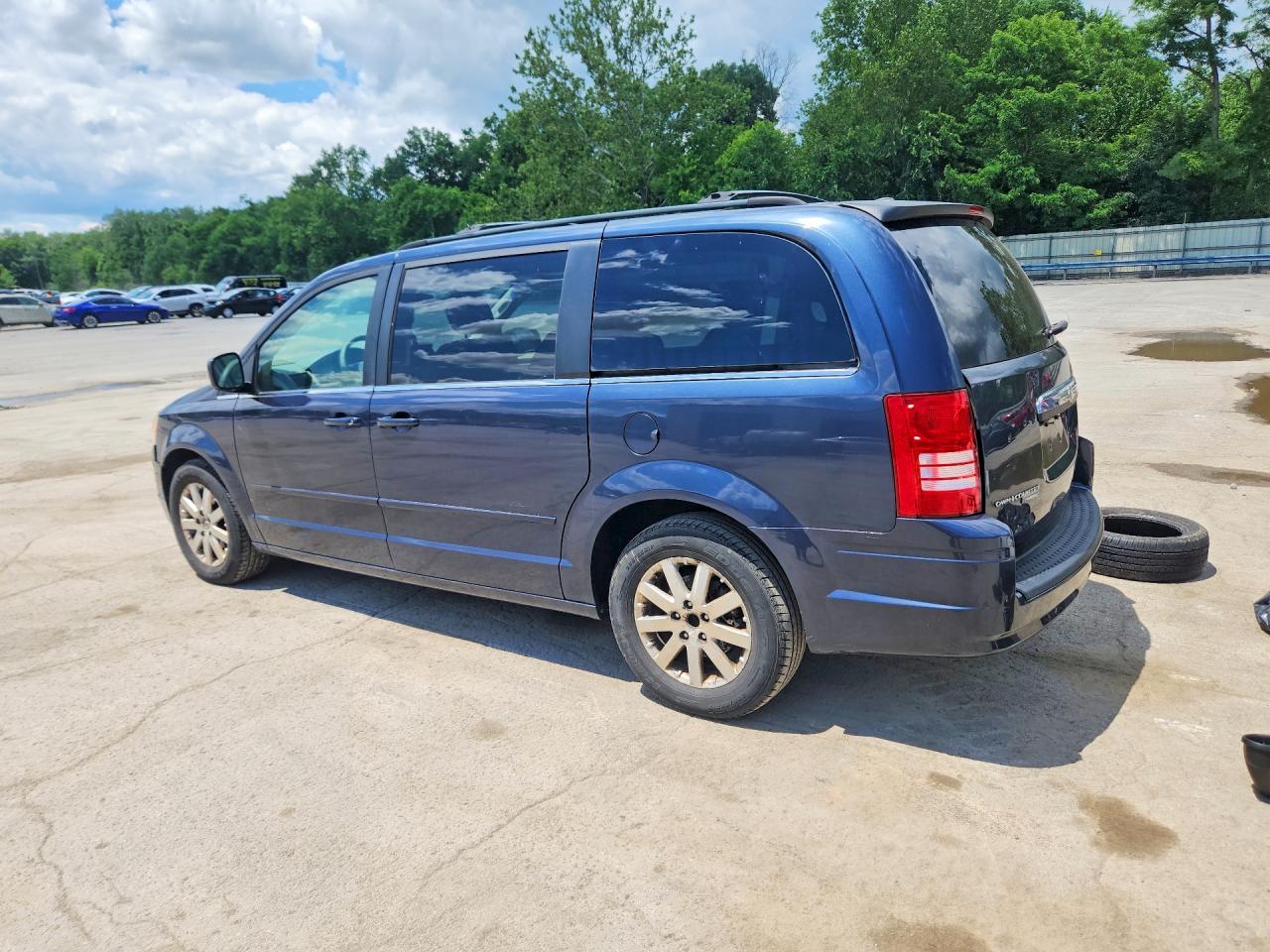 2008 Chrysler Town & Country Touring Blue vin: 2A8HR54P08R684331