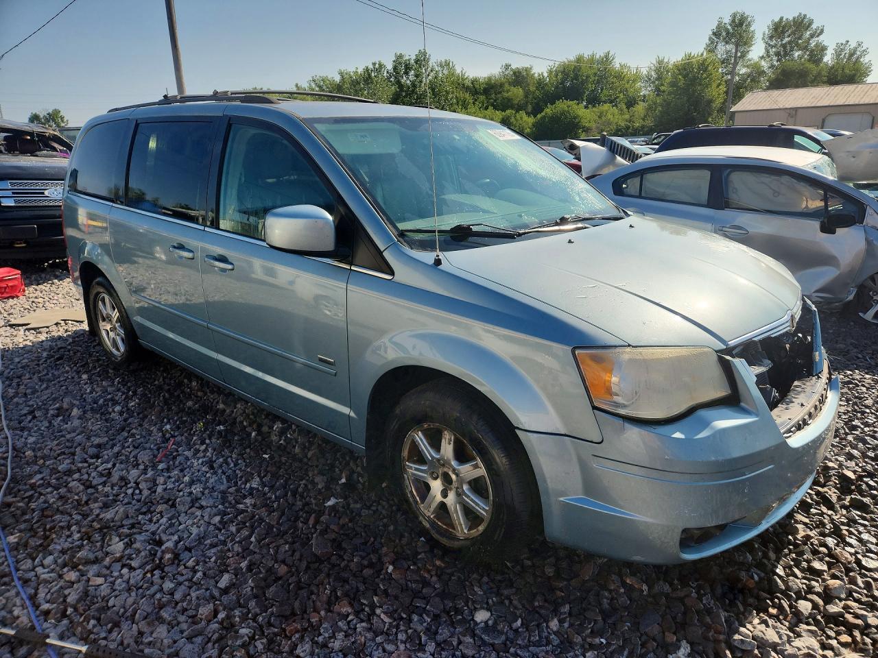 2008 Chrysler Town & Country Touring Blue vin: 2A8HR54P08R709261