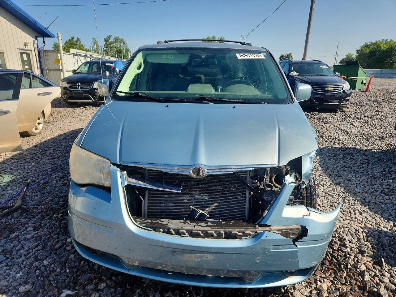 2008 Chrysler Town & Country Touring Blue vin: 2A8HR54P08R709261