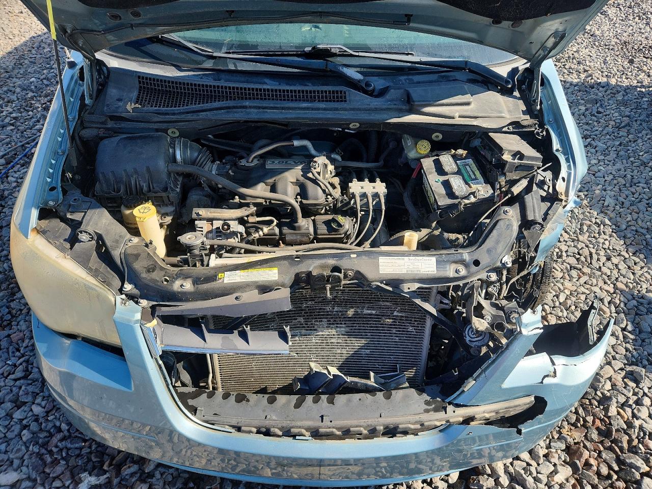 2008 Chrysler Town & Country Touring Blue vin: 2A8HR54P08R709261