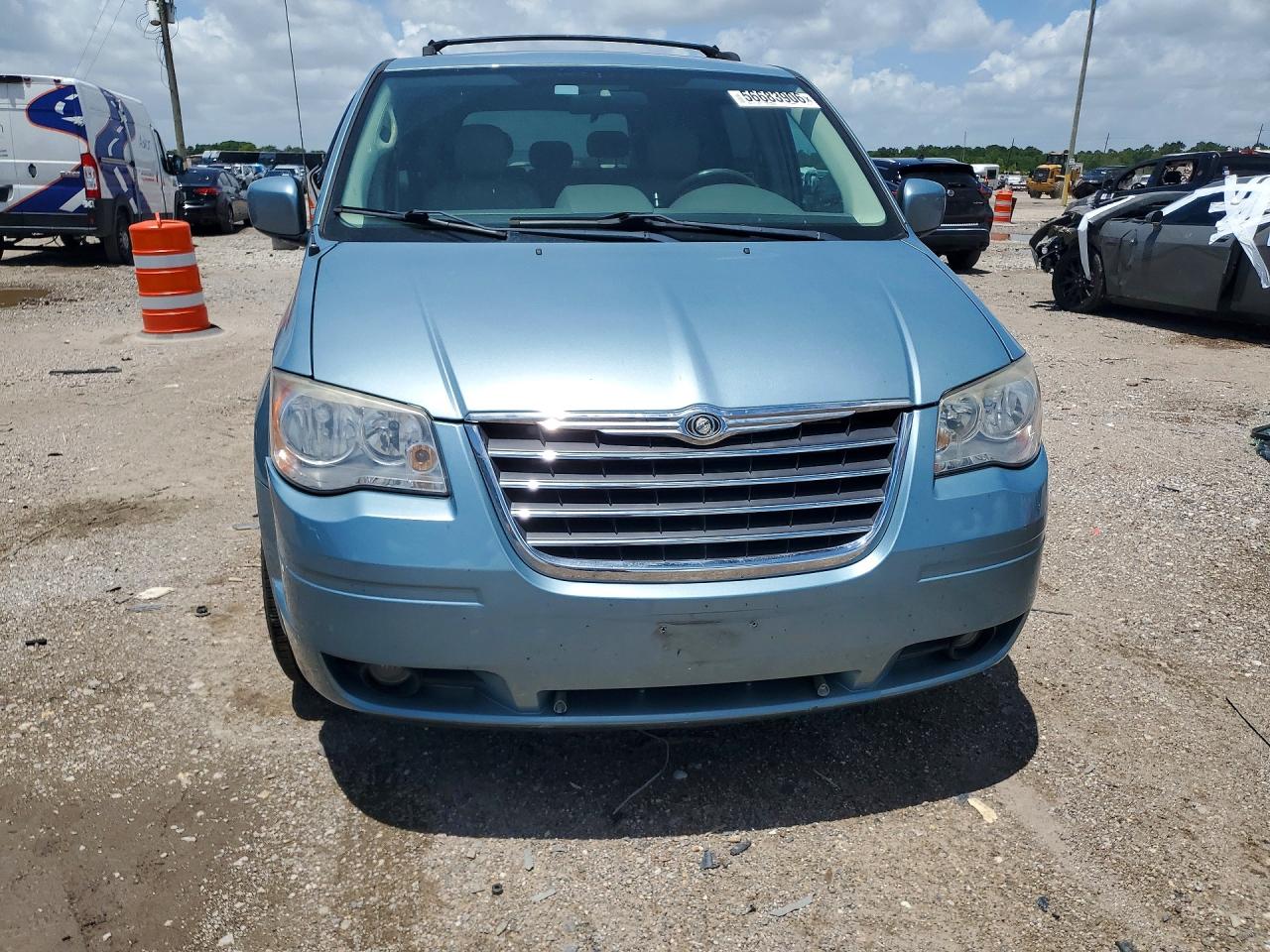 2008 Chrysler Town & Country Touring Blue vin: 2A8HR54P08R754541