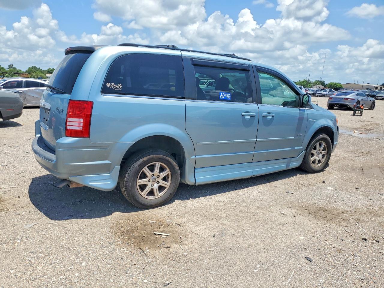 2008 Chrysler Town & Country Touring Blue vin: 2A8HR54P08R754541