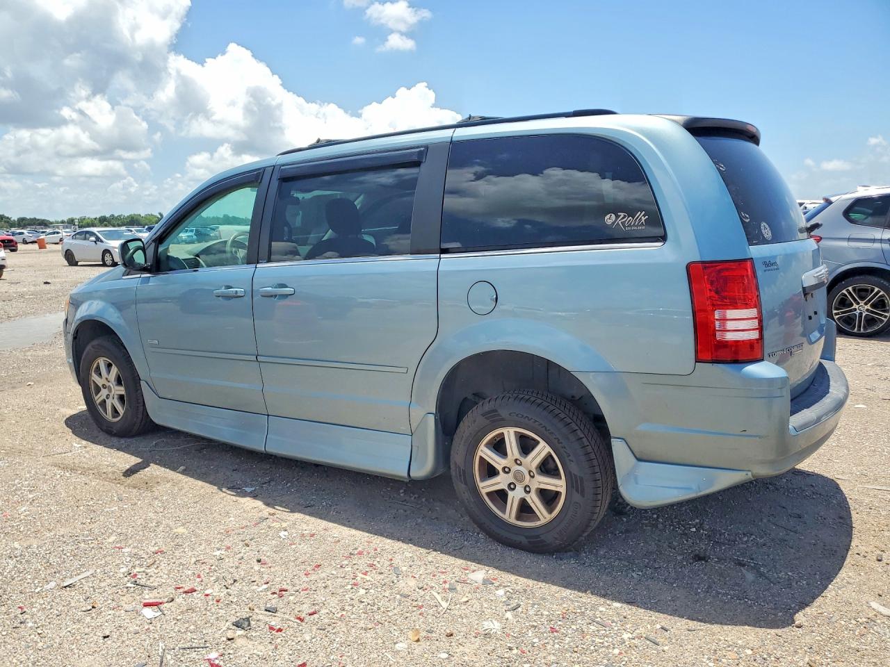 2008 Chrysler Town & Country Touring Blue vin: 2A8HR54P08R754541