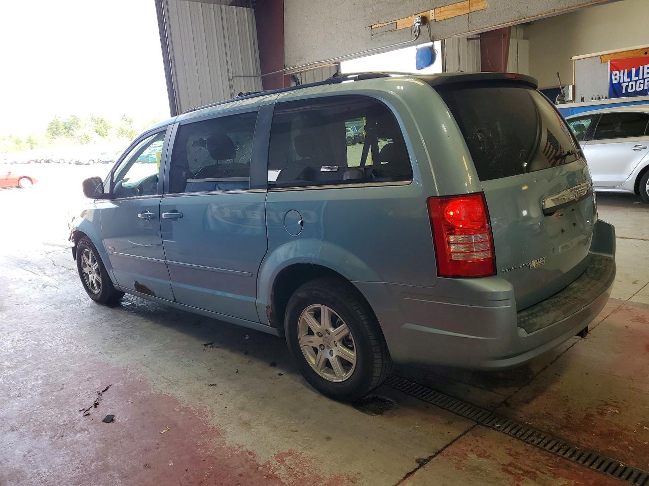 2008 Chrysler Town & Country Touring Бирюзовый vin: 2A8HR54P08R839203