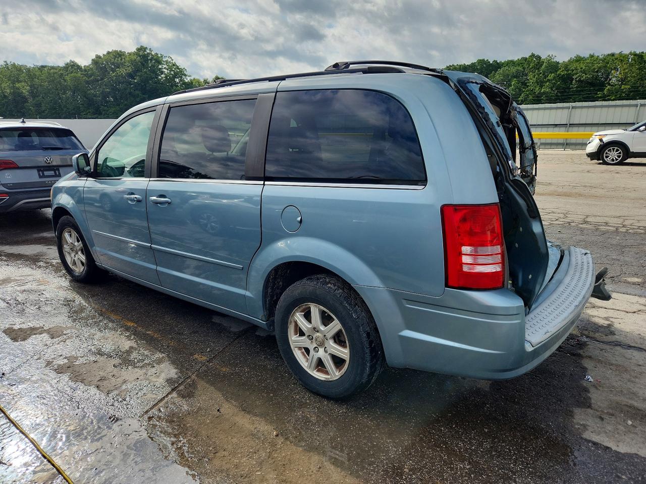 2008 Chrysler Town & Country Touring Blue vin: 2A8HR54P18R127802