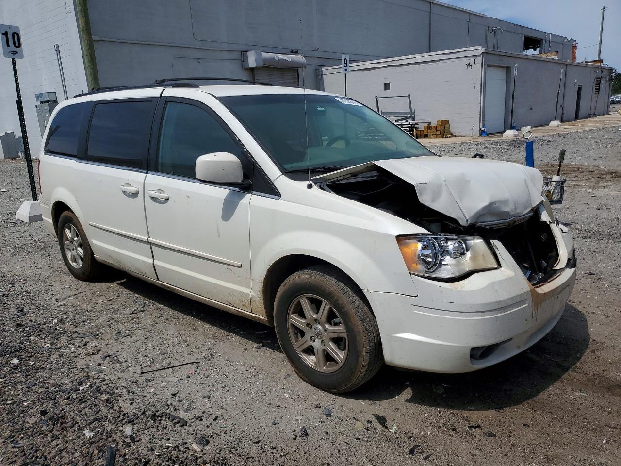 2008 Chrysler Town & Country Touring Белый vin: 2A8HR54P18R141408