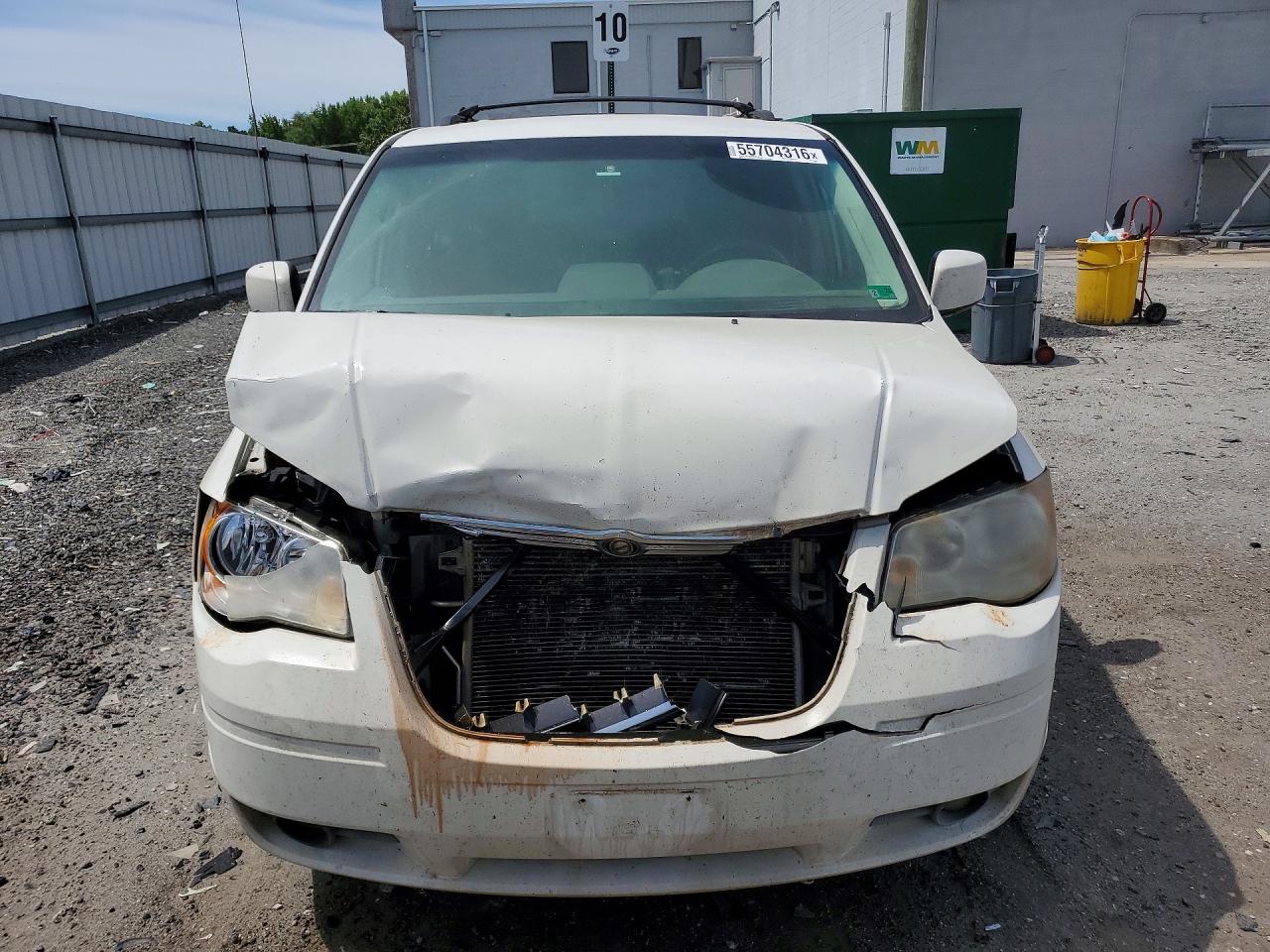 2008 Chrysler Town & Country Touring Белый vin: 2A8HR54P18R141408