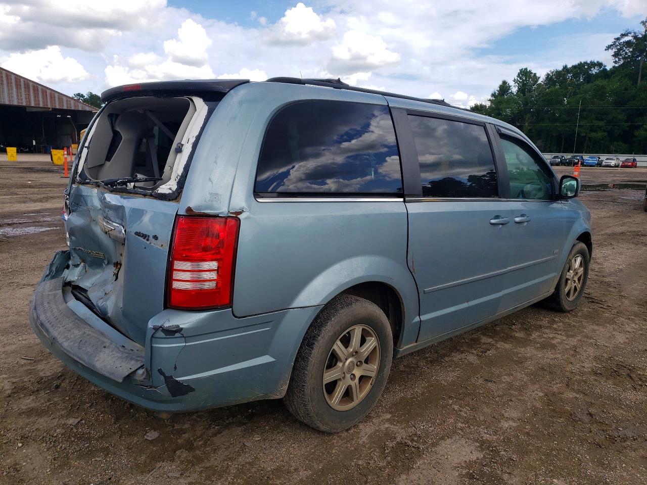 2008 Chrysler Town & Country Touring Blue vin: 2A8HR54P18R733147