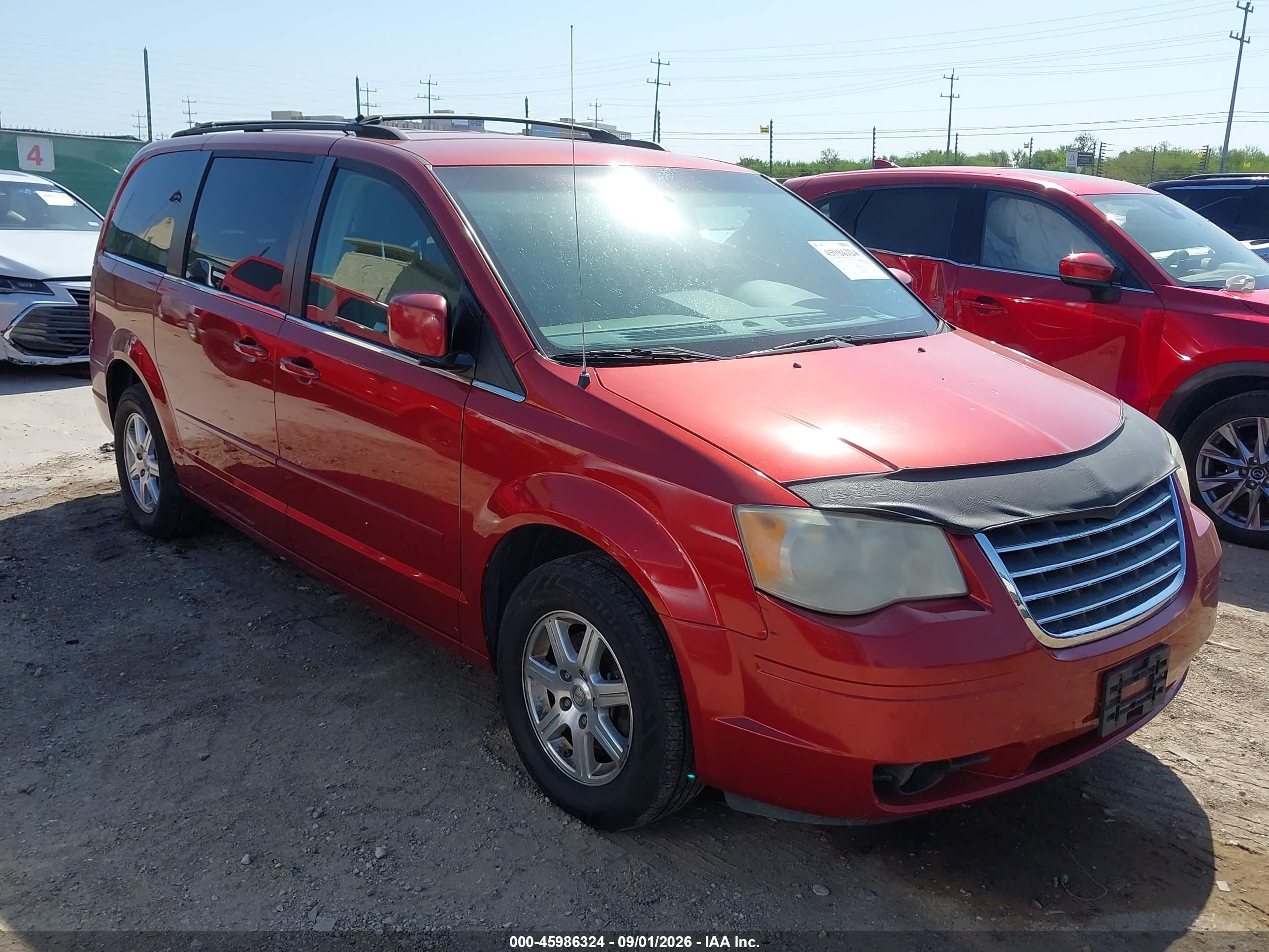 2008 Chrysler Town & Country Touring Красный vin: 2A8HR54P18R834723
