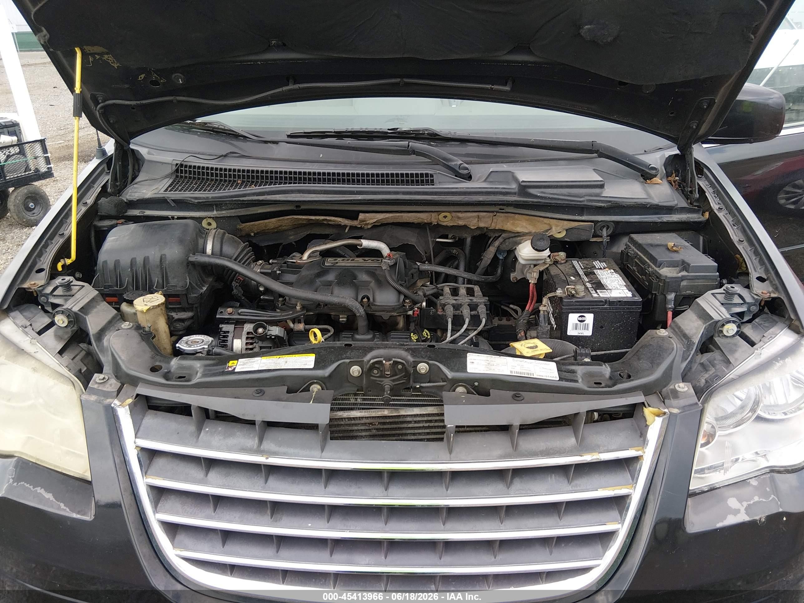 2008 Chrysler Town & Country Touring Black vin: 2A8HR54P38R651582