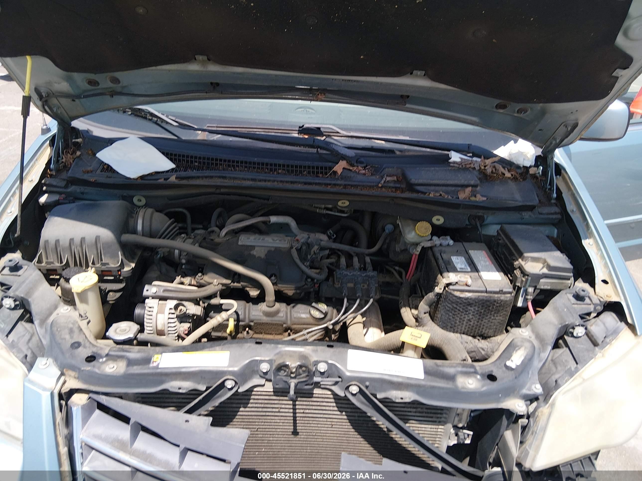 2008 Chrysler Town & Country Touring Blue vin: 2A8HR54P38R754002