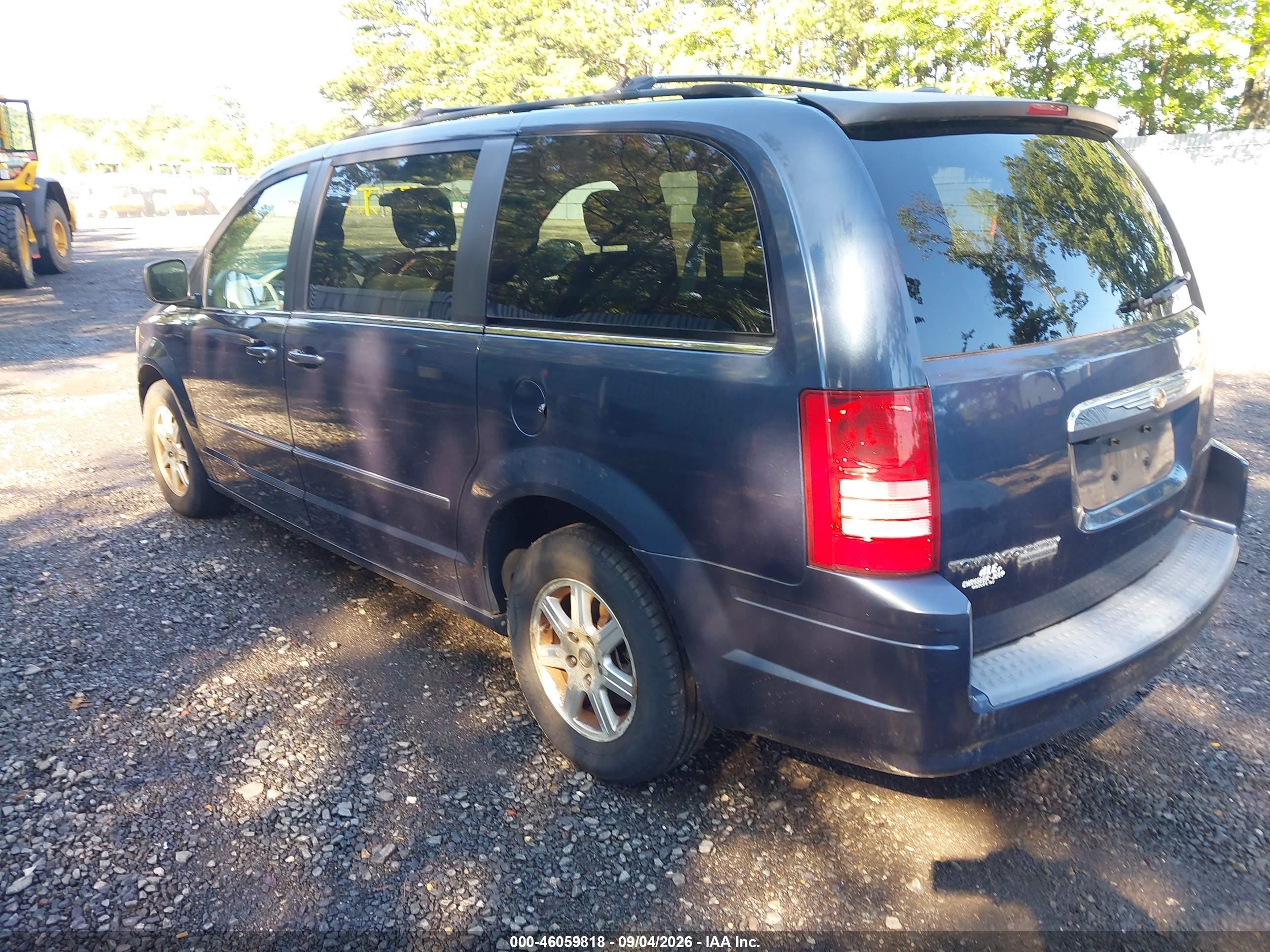 2008 Chrysler Town & Country Touring Blue vin: 2A8HR54P48R107737