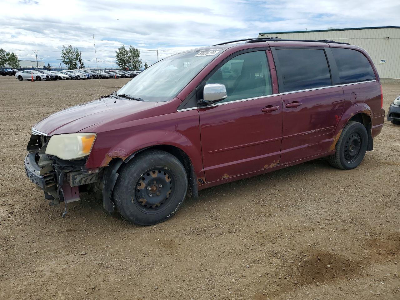 2008 Chrysler Town & Country Touring Бордовый vin: 2A8HR54P48R804602