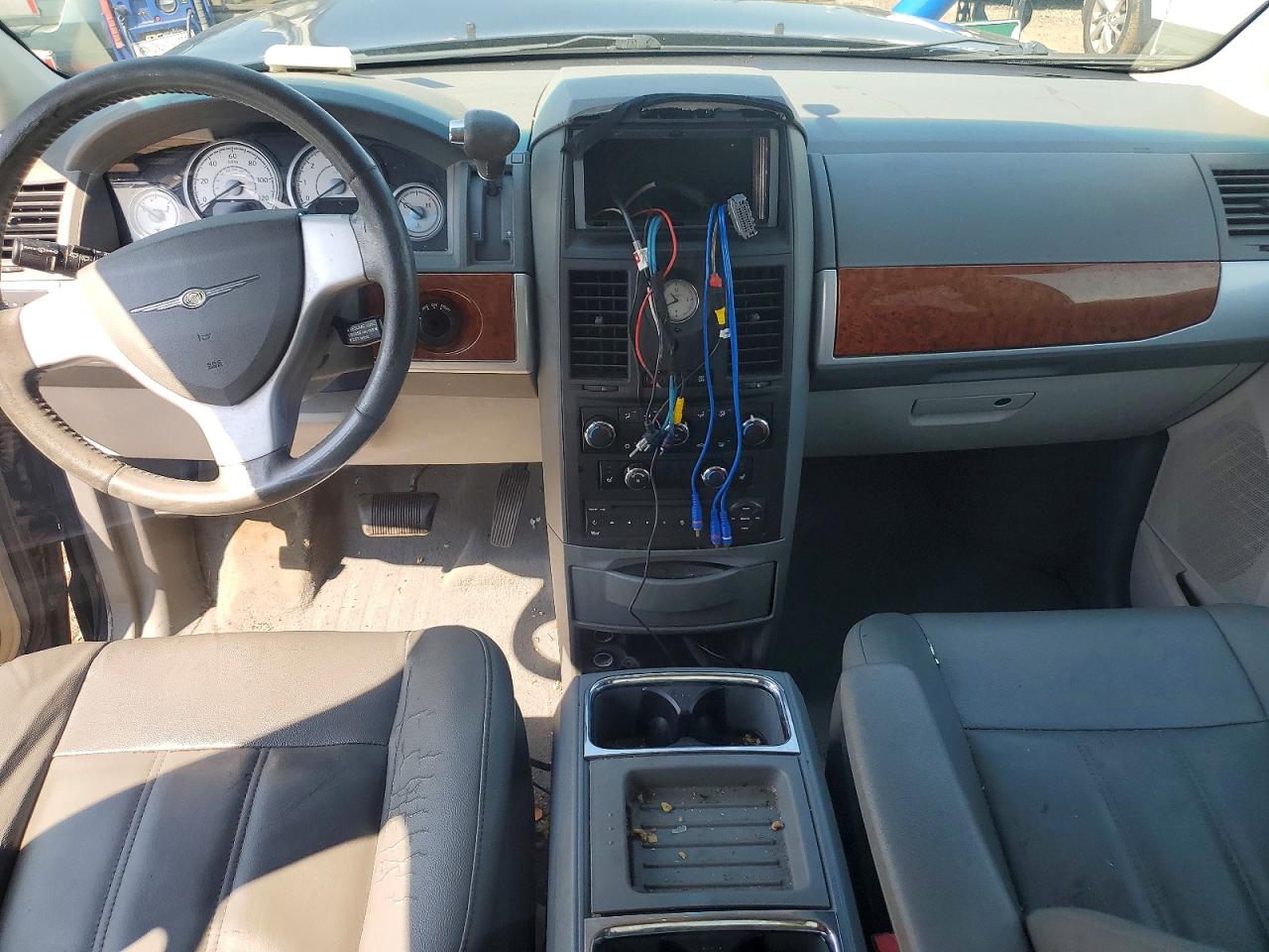2008 Chrysler Town & Country Touring Blue vin: 2A8HR54P58R721695