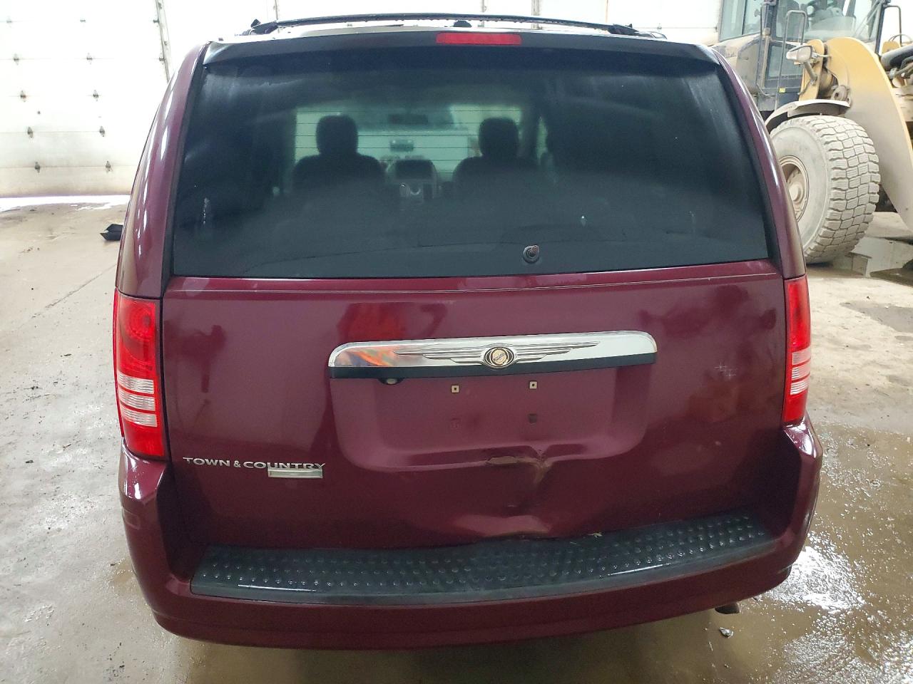 2008 Chrysler Town & Country Touring Burgundy vin: 2A8HR54P58R783145