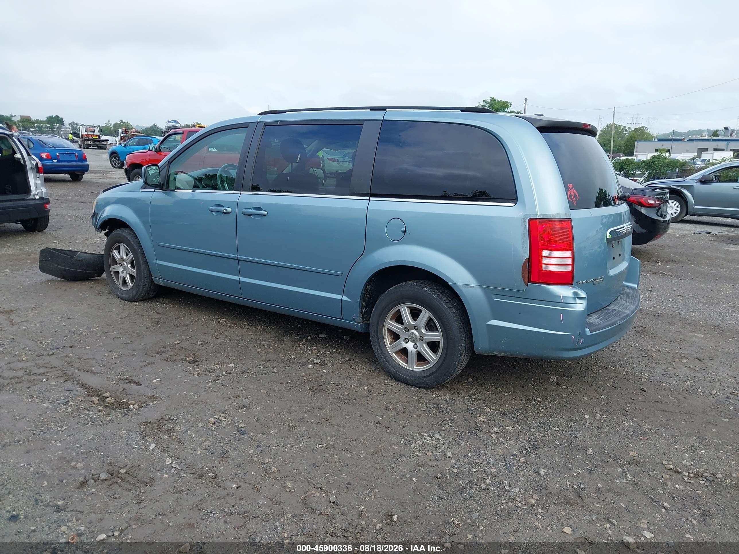 2008 Chrysler Town & Country Touring Teal vin: 2A8HR54P58R786739
