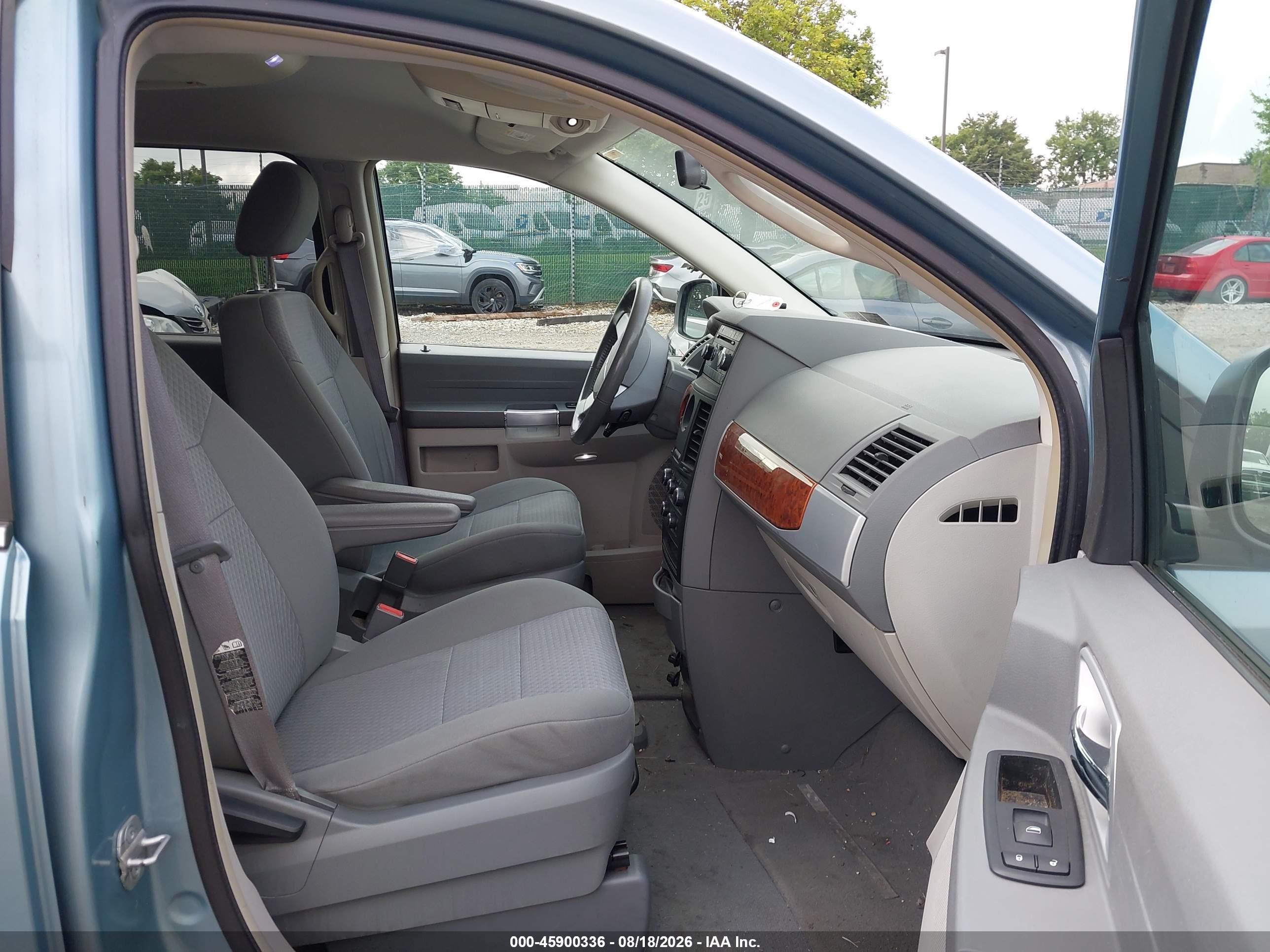 2008 Chrysler Town & Country Touring Teal vin: 2A8HR54P58R786739