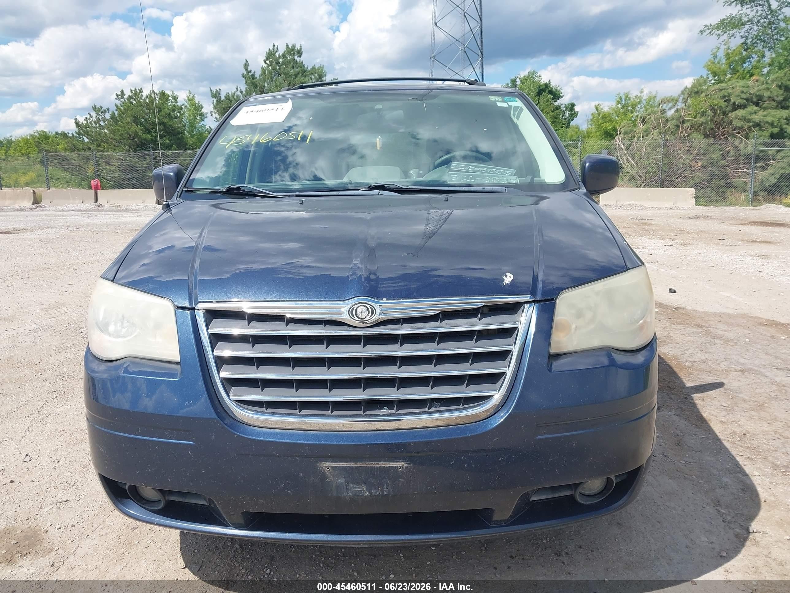 2008 Chrysler Town & Country Touring Dark Blue vin: 2A8HR54P58R787616