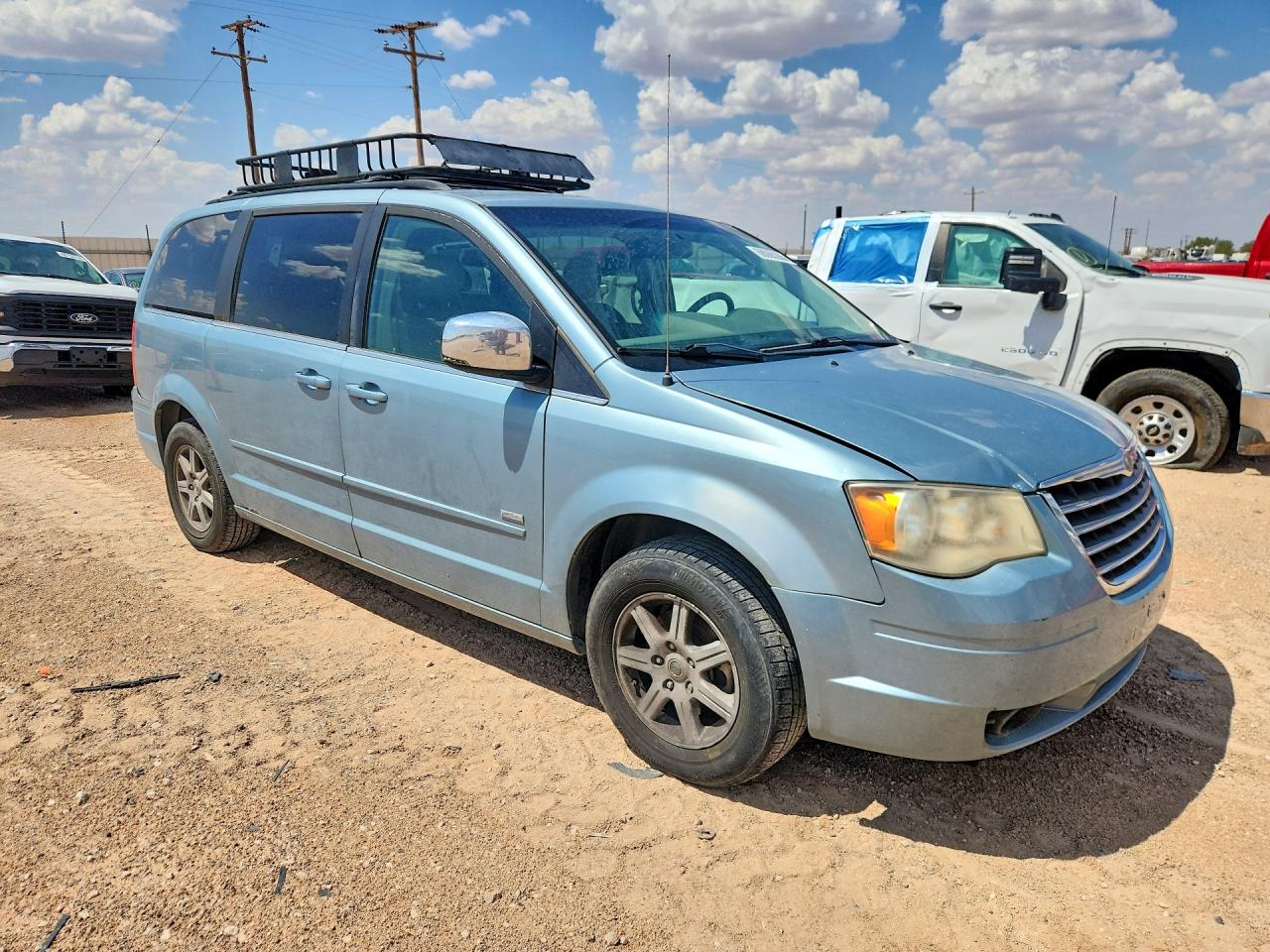 2008 Chrysler Town & Country Touring Blue vin: 2A8HR54P58R822347