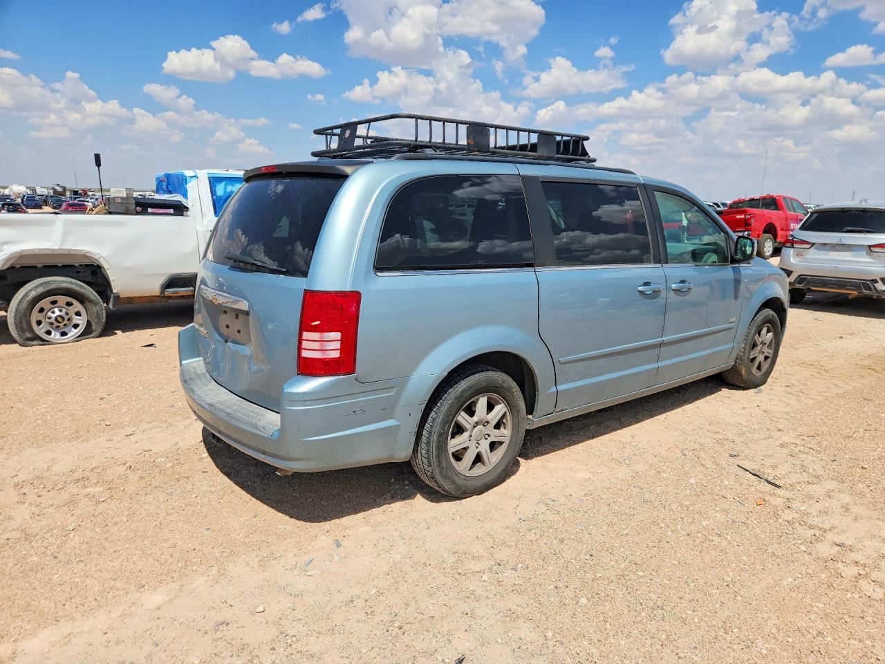 2008 Chrysler Town & Country Touring Blue vin: 2A8HR54P58R822347
