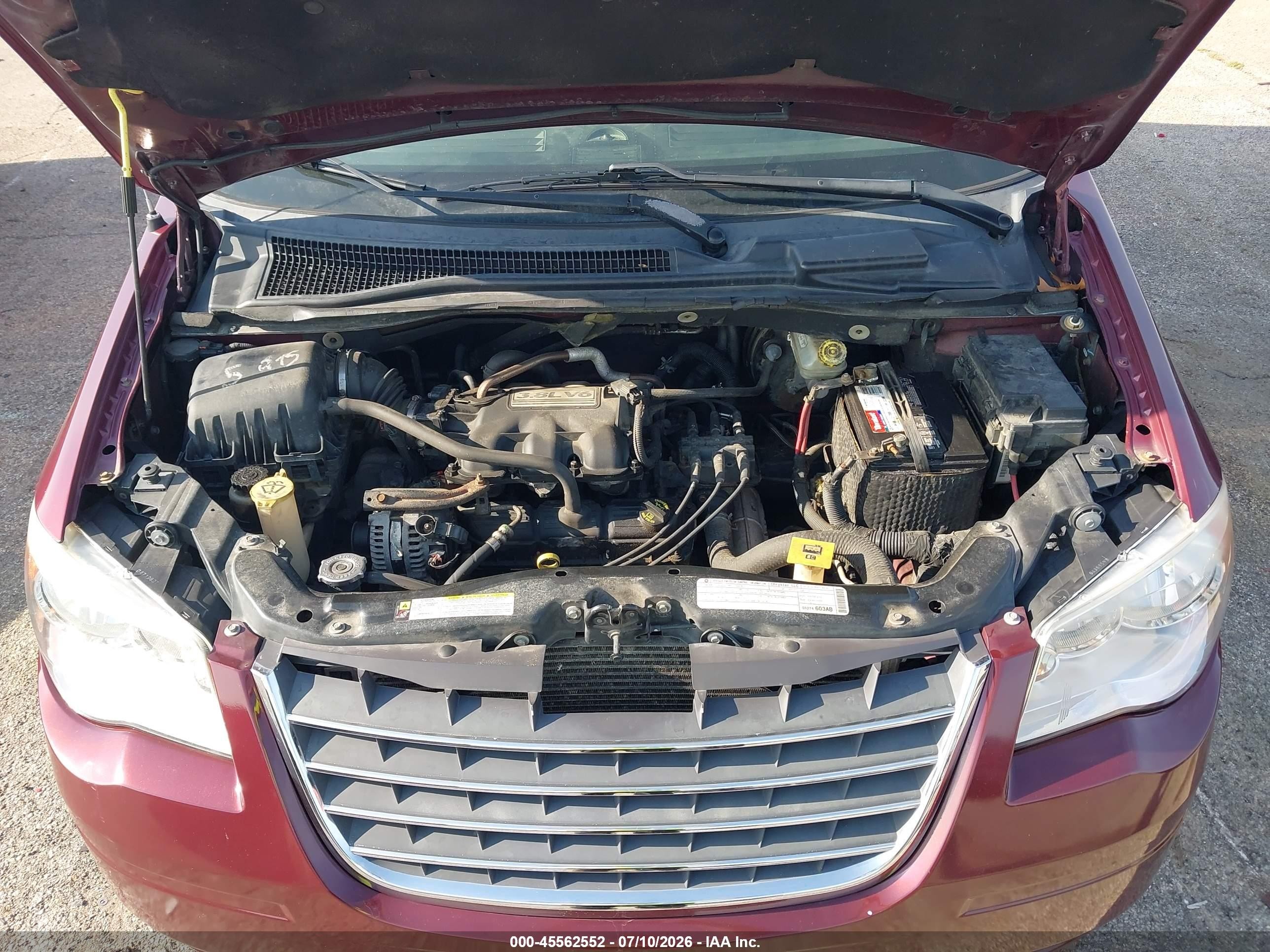2008 Chrysler Town & Country Touring Purple vin: 2A8HR54P68R730406