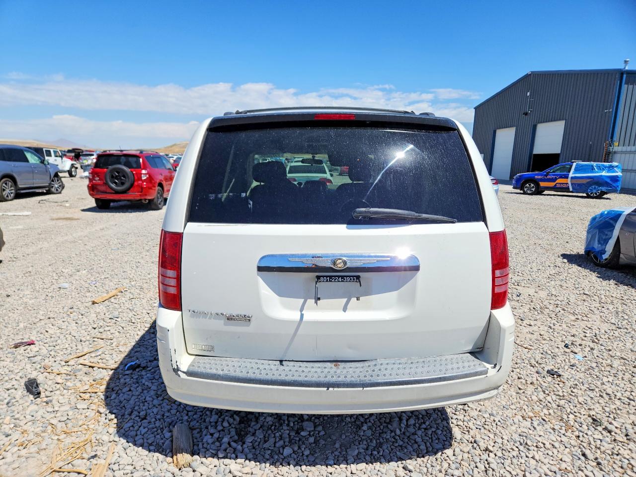 2008 Chrysler Town & Country Touring Белый vin: 2A8HR54P78R137296