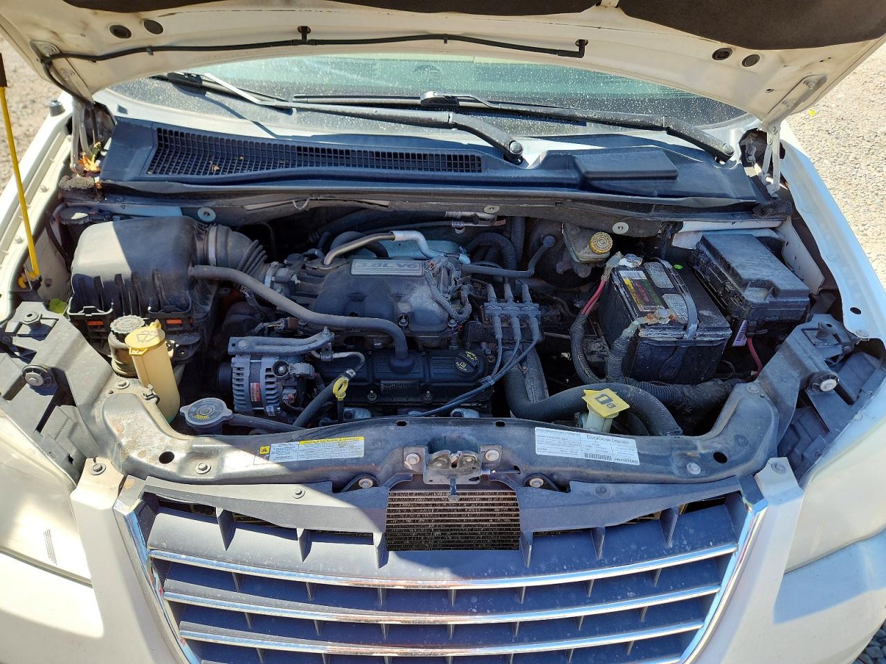 2008 Chrysler Town & Country Touring Белый vin: 2A8HR54P78R137296