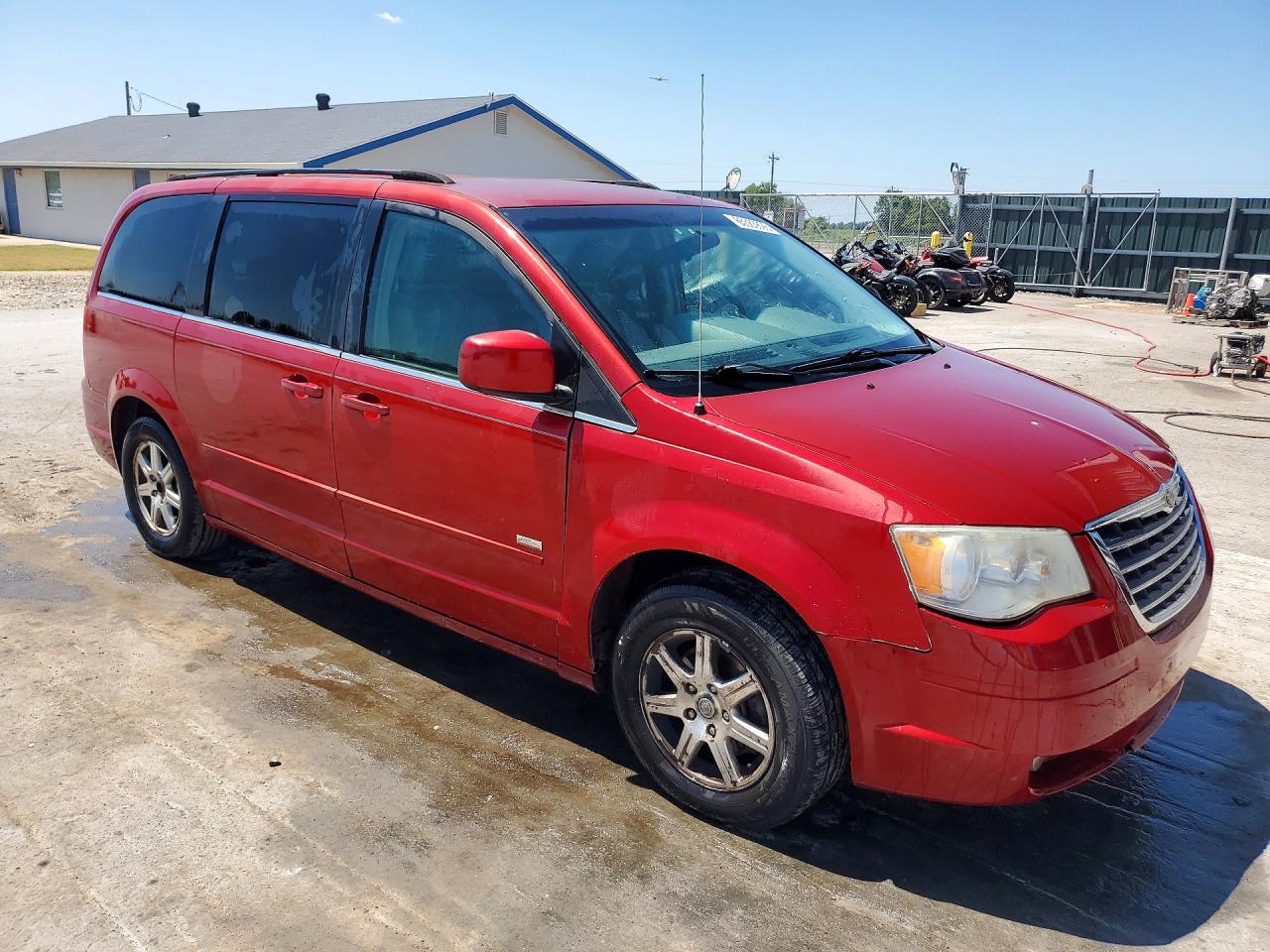2008 Chrysler Town & Country Touring Красный vin: 2A8HR54P78R770428