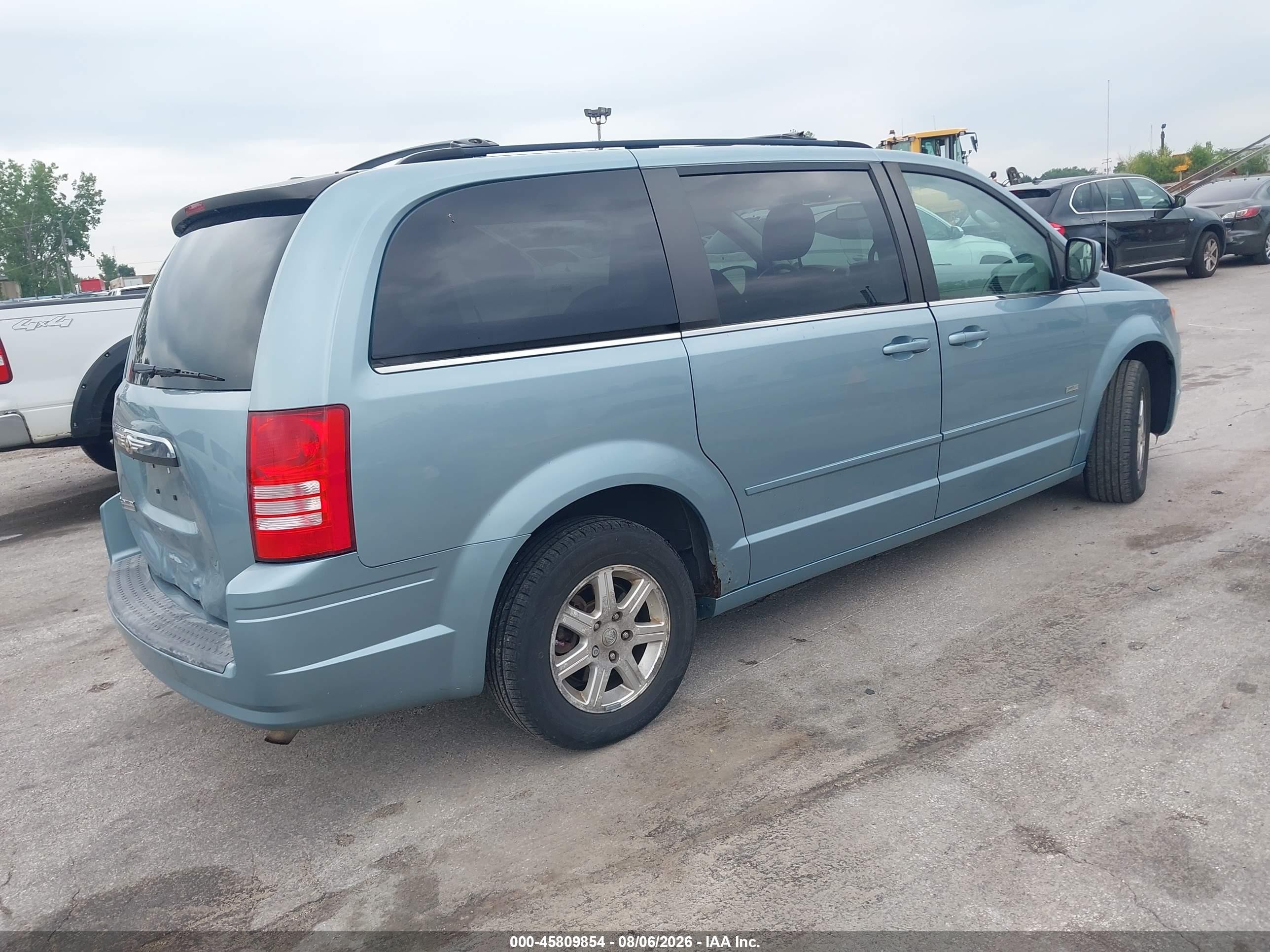 2008 Chrysler Town & Country Touring Light Blue vin: 2A8HR54P78R824066