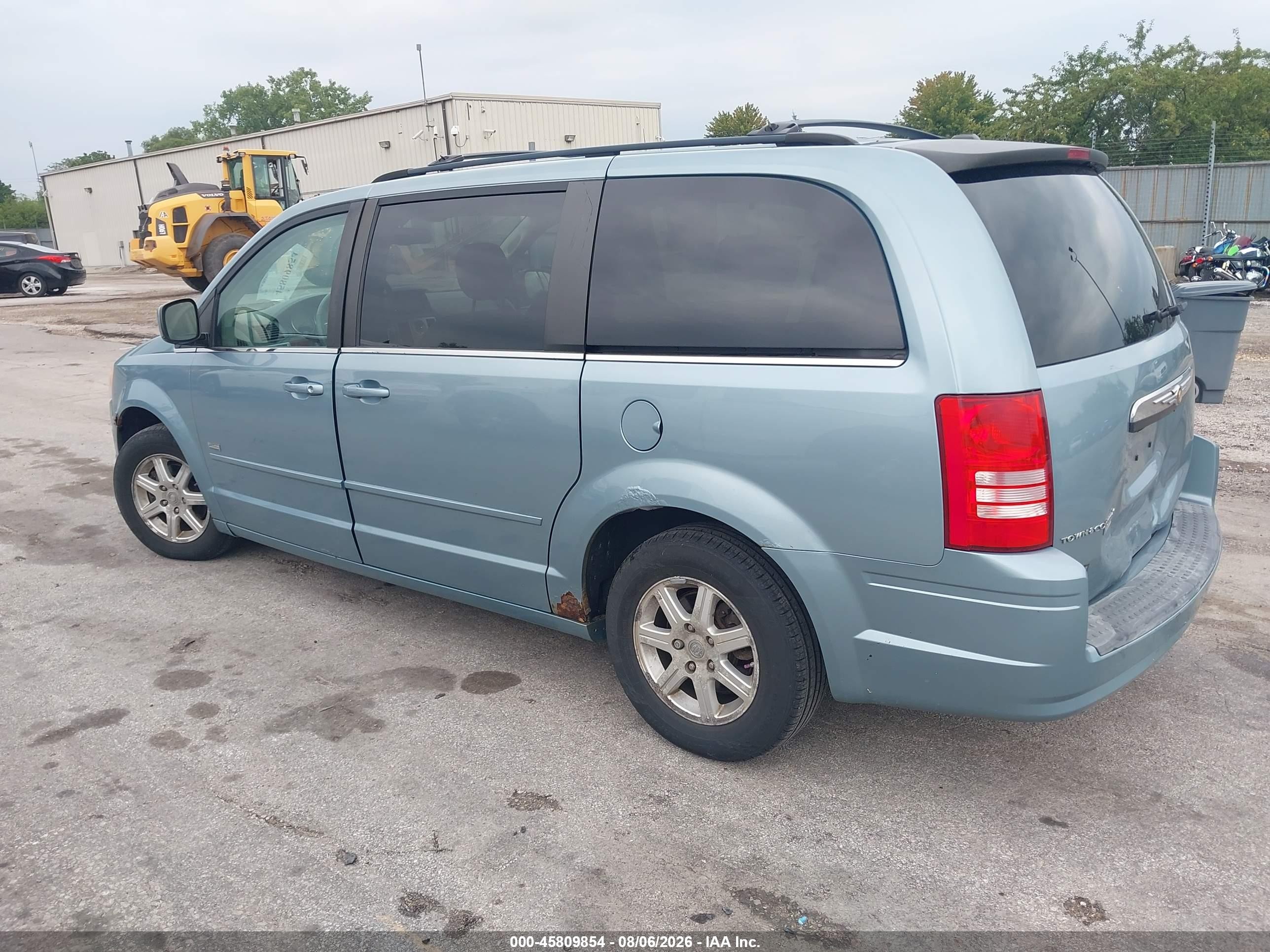 2008 Chrysler Town & Country Touring Light Blue vin: 2A8HR54P78R824066