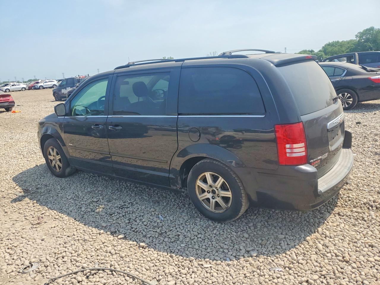 2008 Chrysler Town & Country Touring Черный vin: 2A8HR54P78R827632