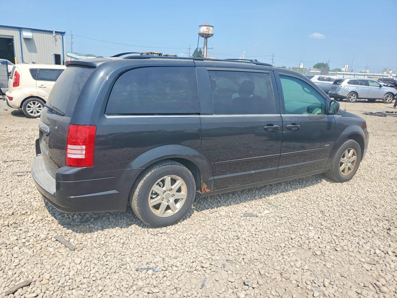 2008 Chrysler Town & Country Touring Черный vin: 2A8HR54P78R827632