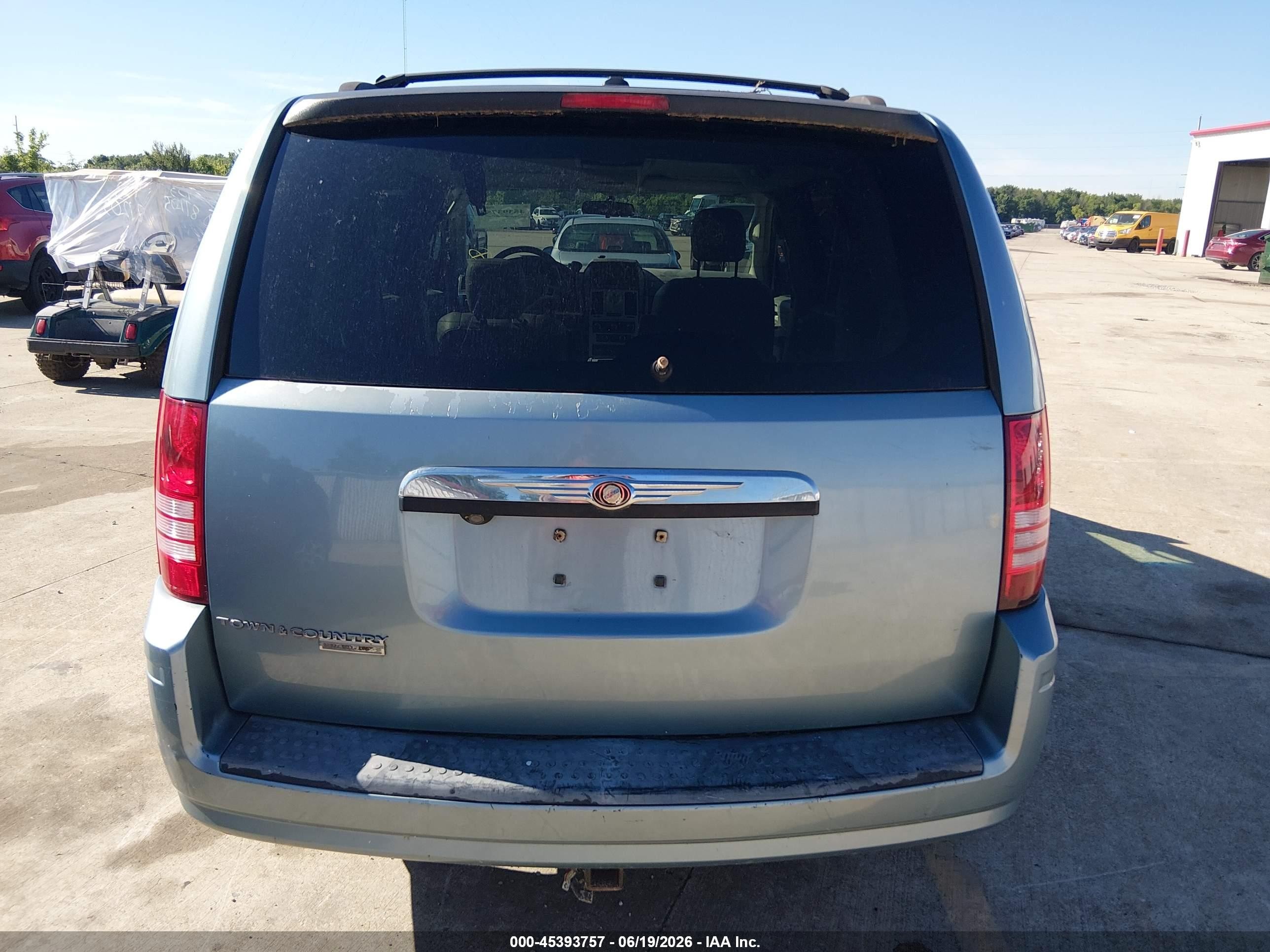 2008 Chrysler Town & Country Touring Blue vin: 2A8HR54P78R843202