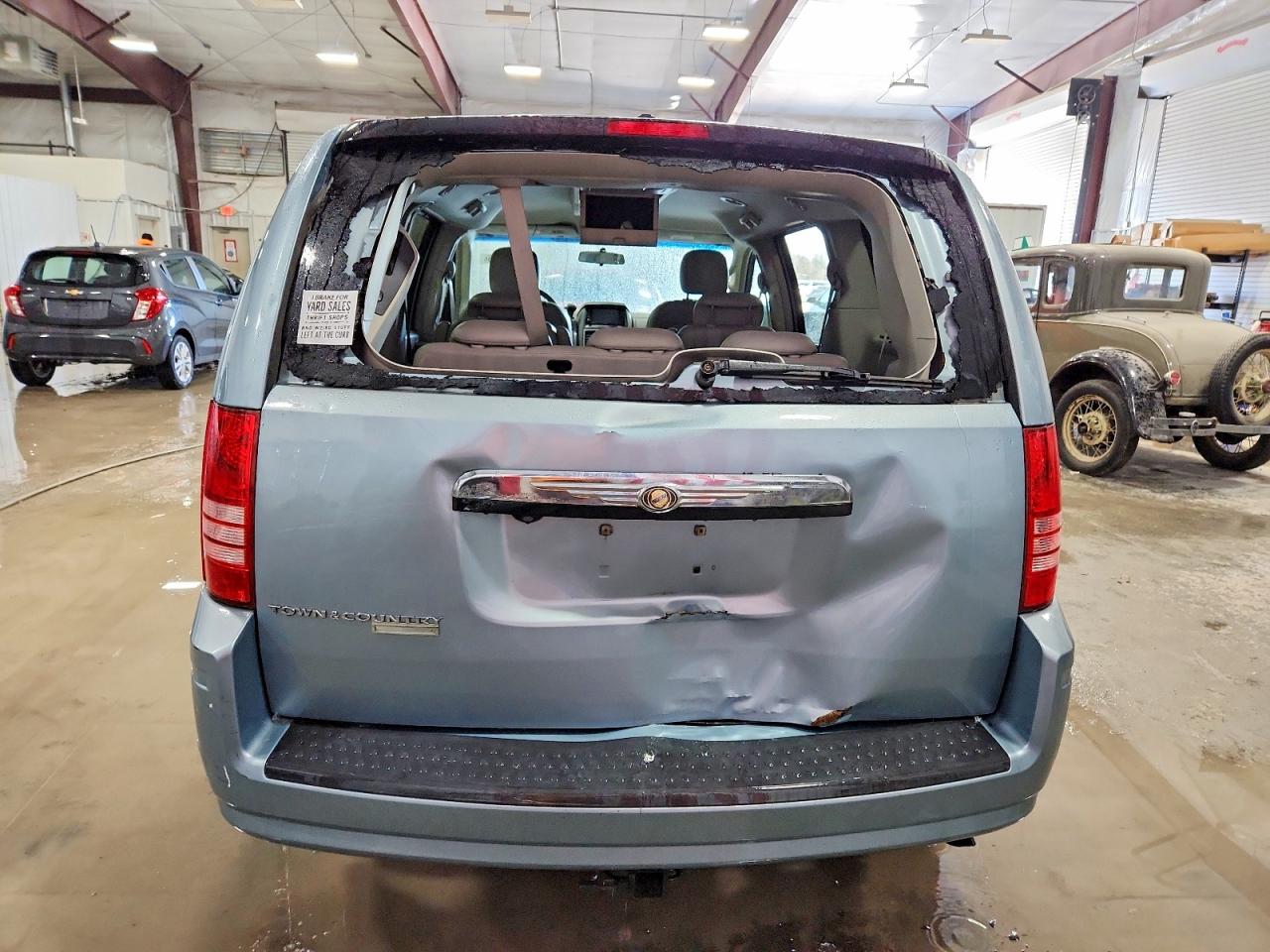 2008 Chrysler Town & Country Touring Blue vin: 2A8HR54P88R710111