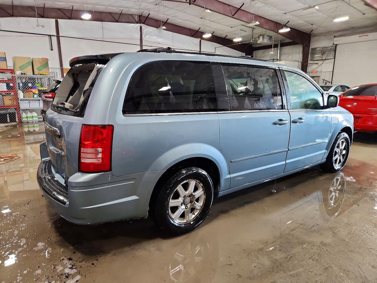 2008 Chrysler Town & Country Touring Blue vin: 2A8HR54P88R710111