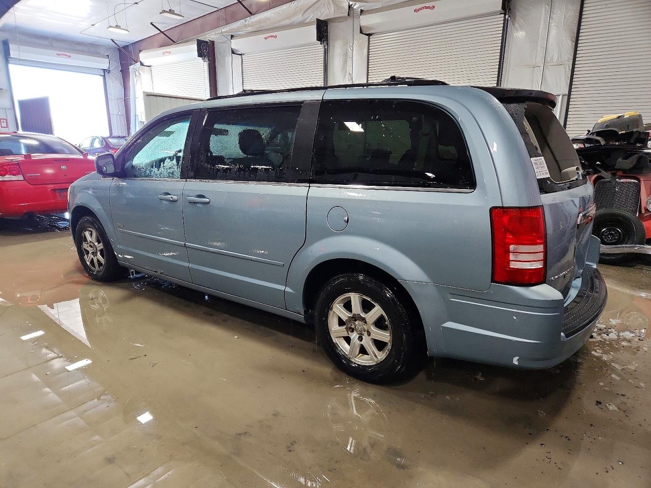 2008 Chrysler Town & Country Touring Blue vin: 2A8HR54P88R710111