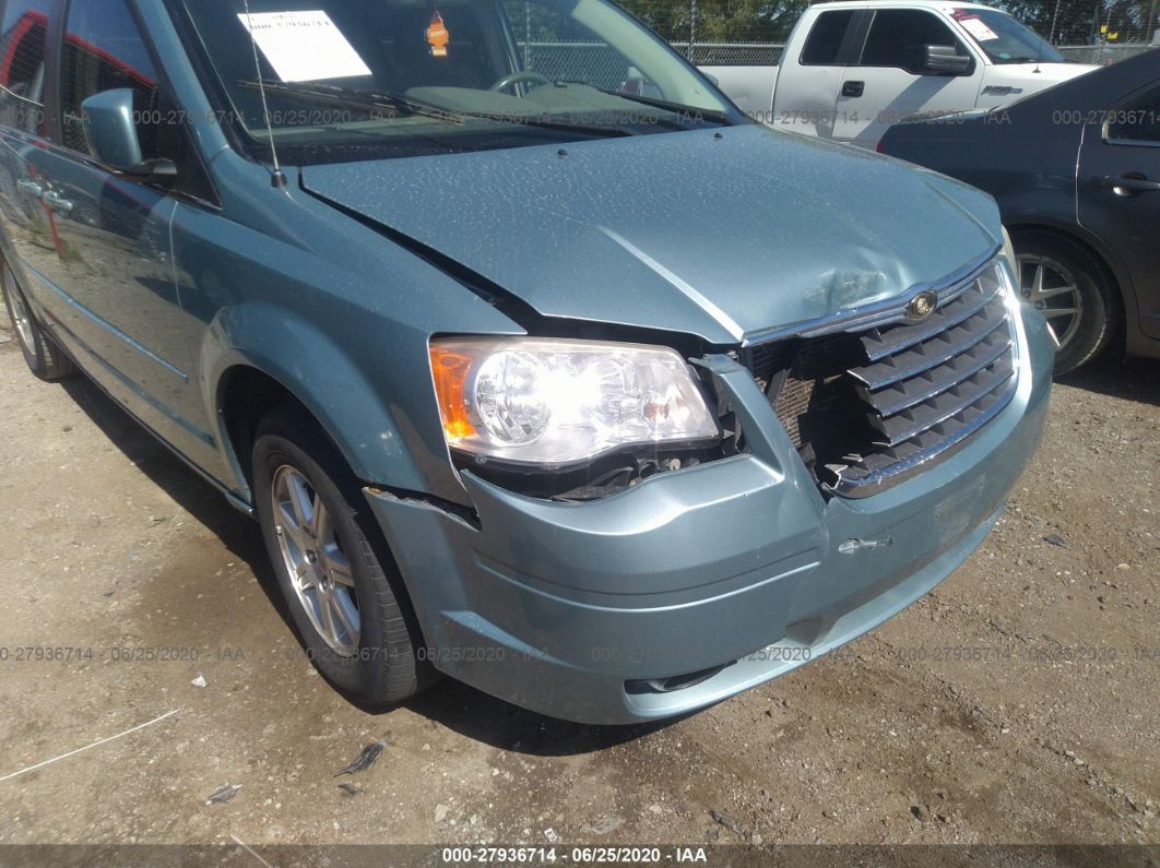 2008 Chrysler Town & Country Touring Blue vin: 2A8HR54P88R837070