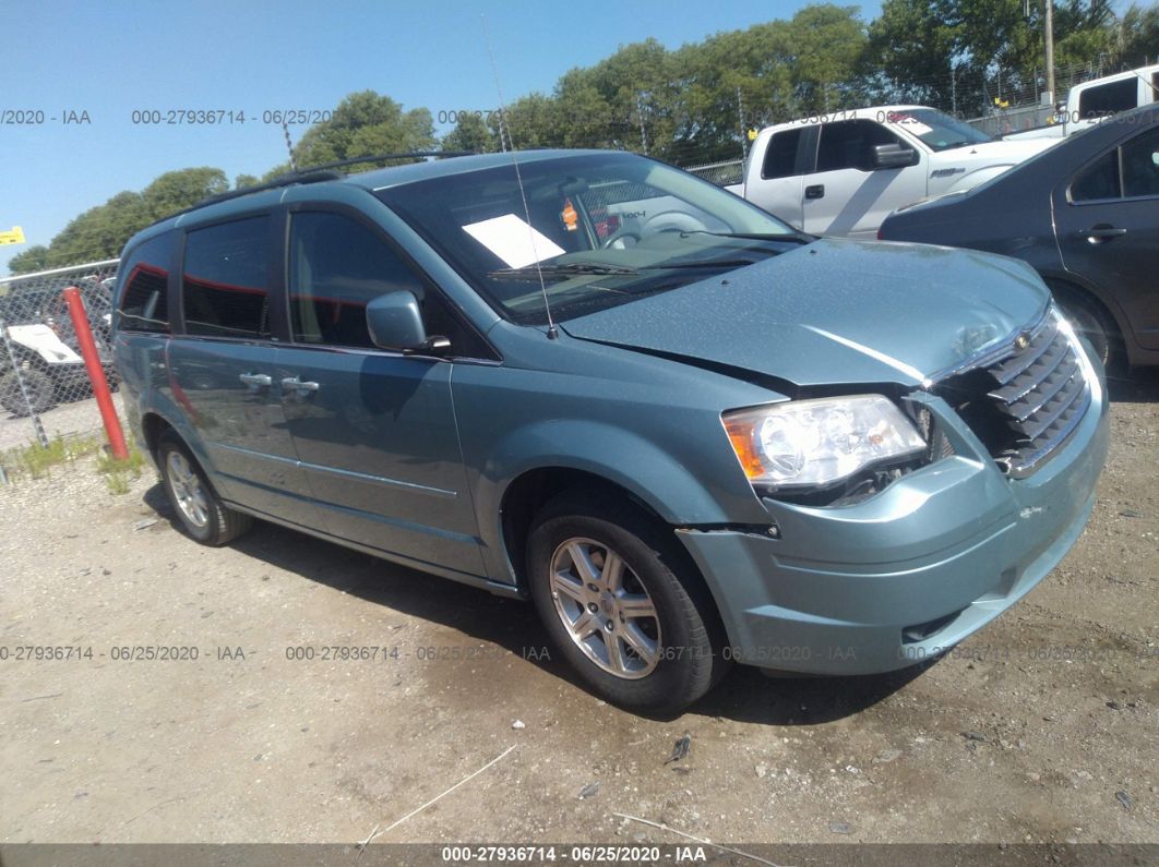 2008 Chrysler Town & Country Touring Blue vin: 2A8HR54P88R837070