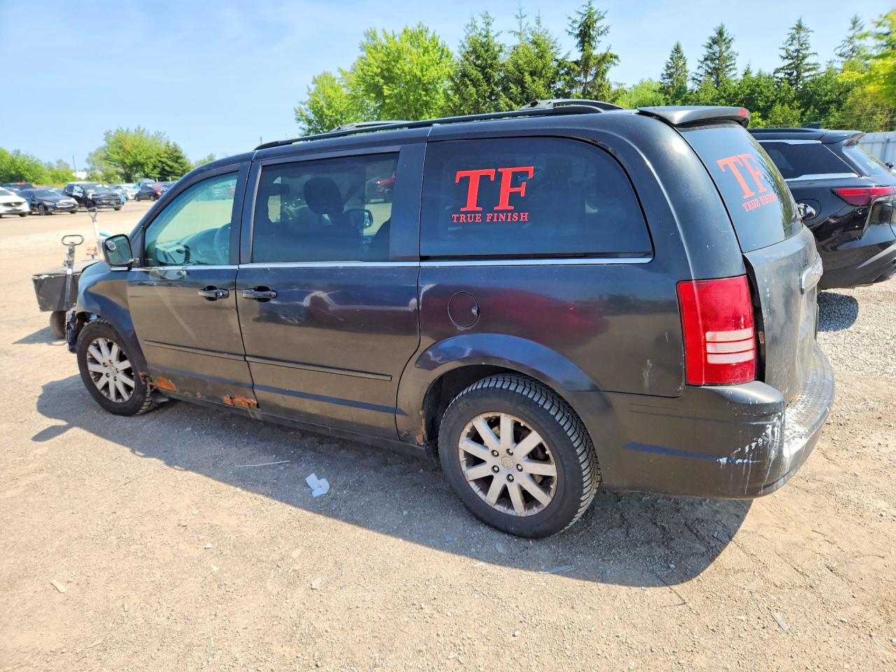2008 Chrysler Town & Country Touring Black vin: 2A8HR54P98R752335
