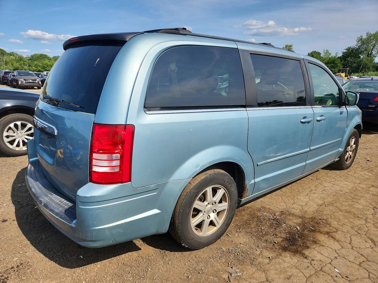 2008 Chrysler Town & Country Touring Blue vin: 2A8HR54PX8R135557
